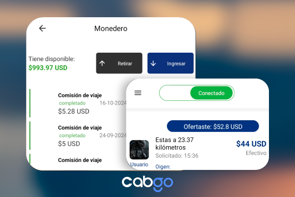 Aplicación de Conductor